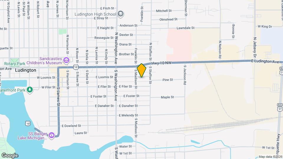 806 E Loomis St, Unit 1 Map and Location Details