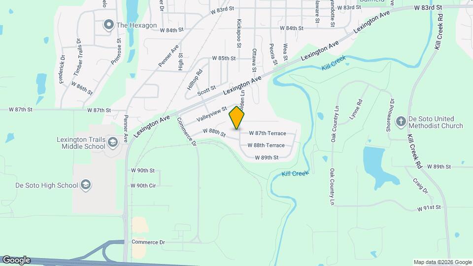 8804 Golden Ln Mapa y Detalles de la Ubicación