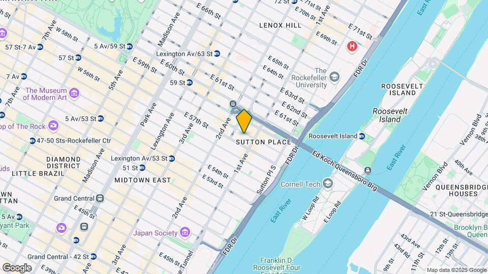 Sutton Place Mapa y Detalles de la Ubicación