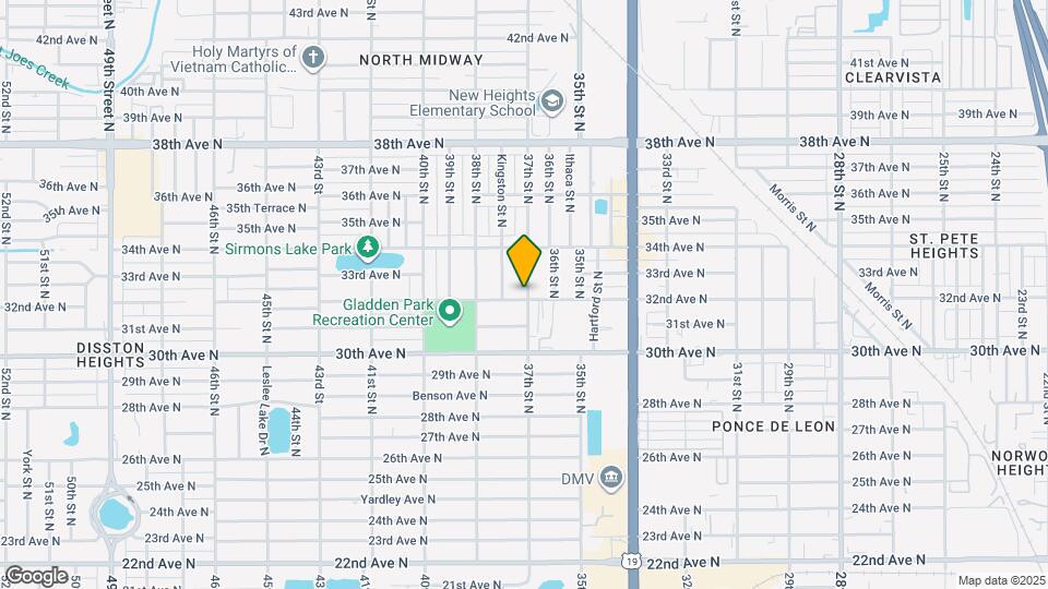 3701 32nd Ave N Map and Location Details