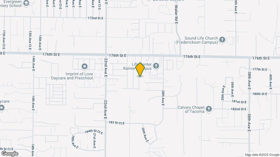 17819 25th Ave Ct E Map and Location Details
