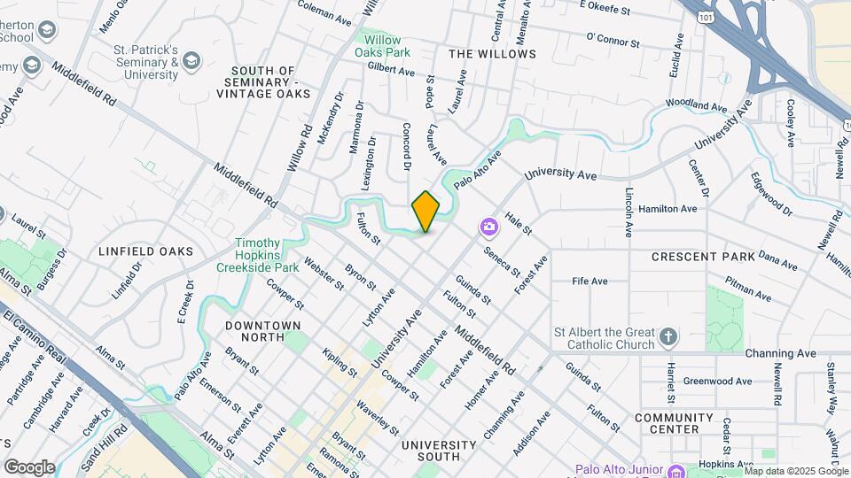 820 Palo Alto Ave Map and Location Details