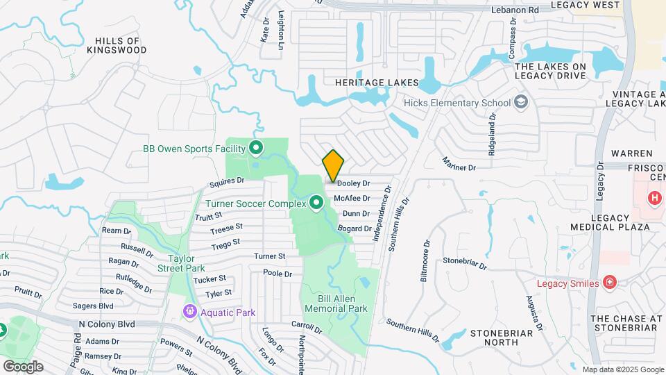 6009 Dooley Dr Map and Location Details