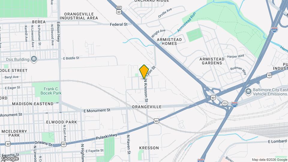 924 N Kresson St Map and Location Details