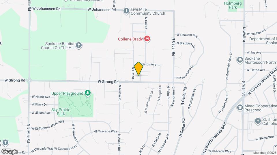 8709 Cherry Ln Map and Location Details