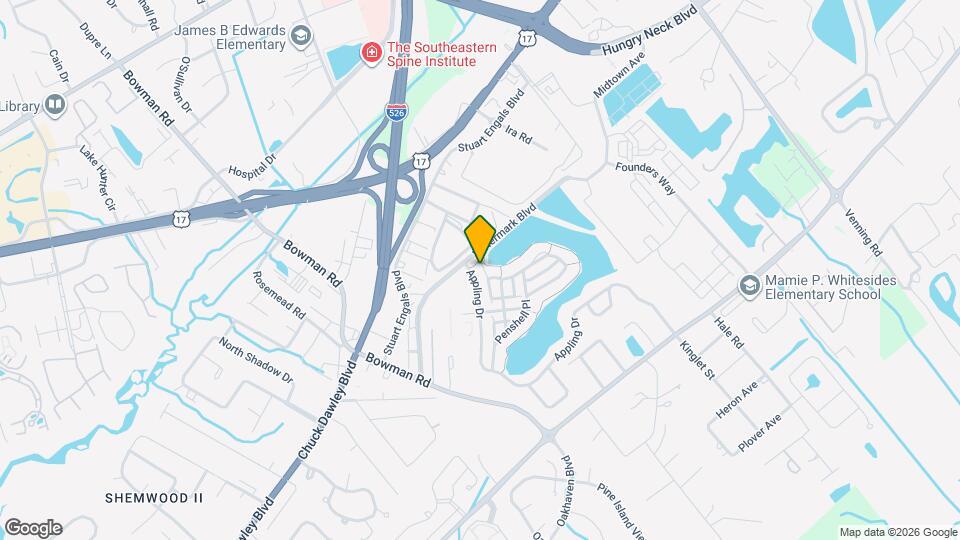 1207 Appling Dr Map and Location Details