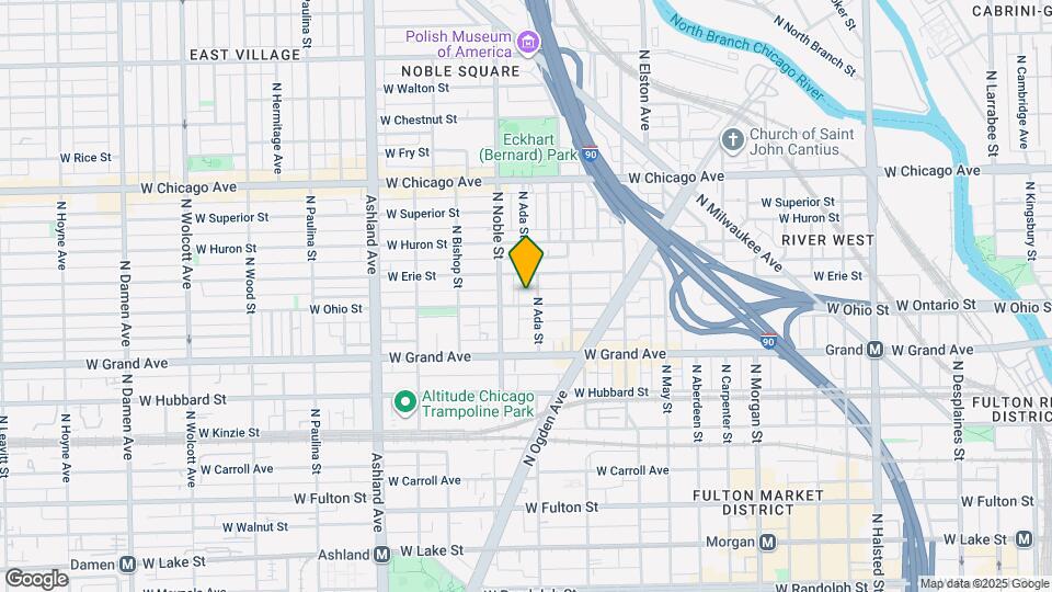 1344 W Ohio St Map and Location Details