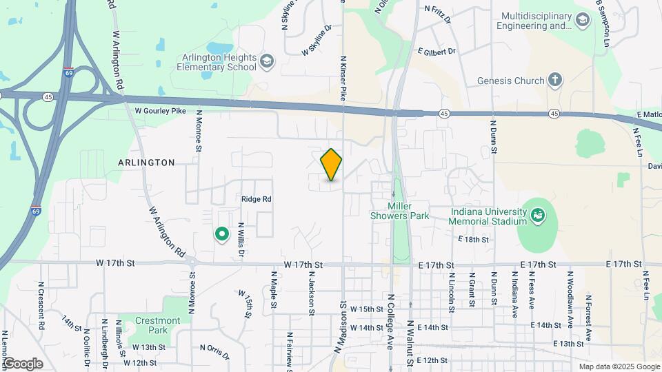 402 W Northlane Dr Map and Location Details