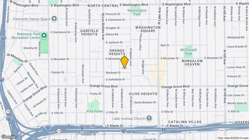 595 Buckeye St, Unit 4 Mapa y Detalles de la Ubicación