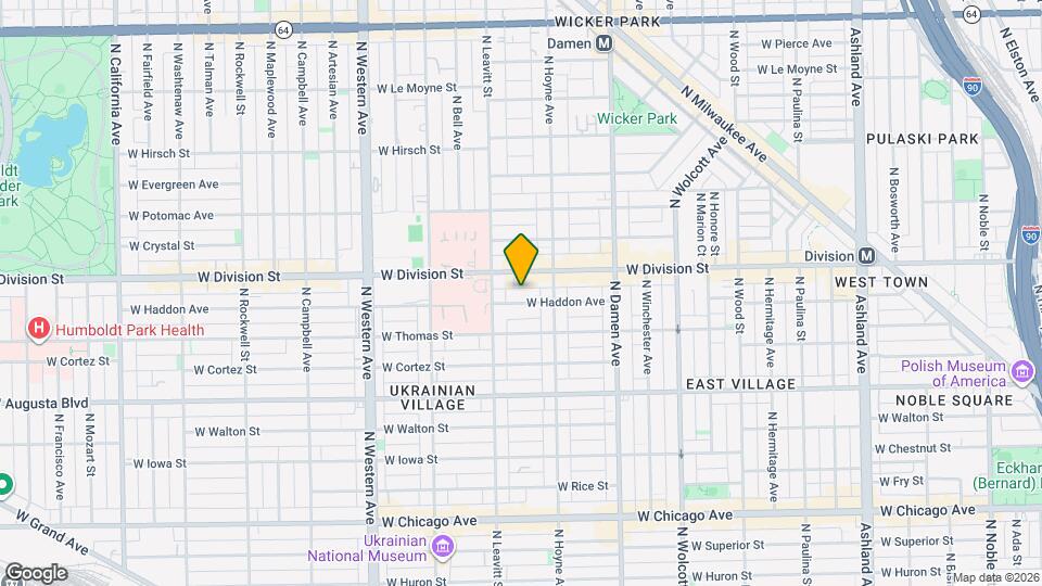 2132 W Haddon Ave Map and Location Details