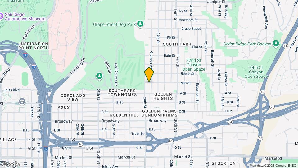 1360 Granada Ave Map and Location Details
