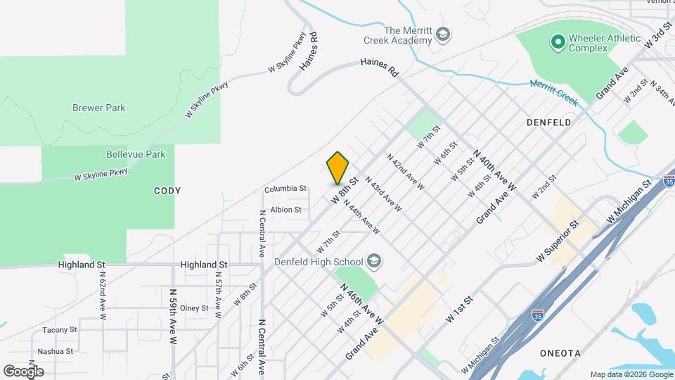 4333 W 8th St Map and Location Details