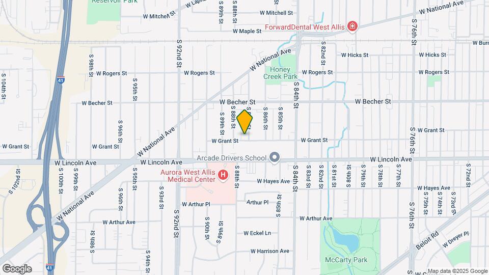 8706 W Grant St Map and Location Details