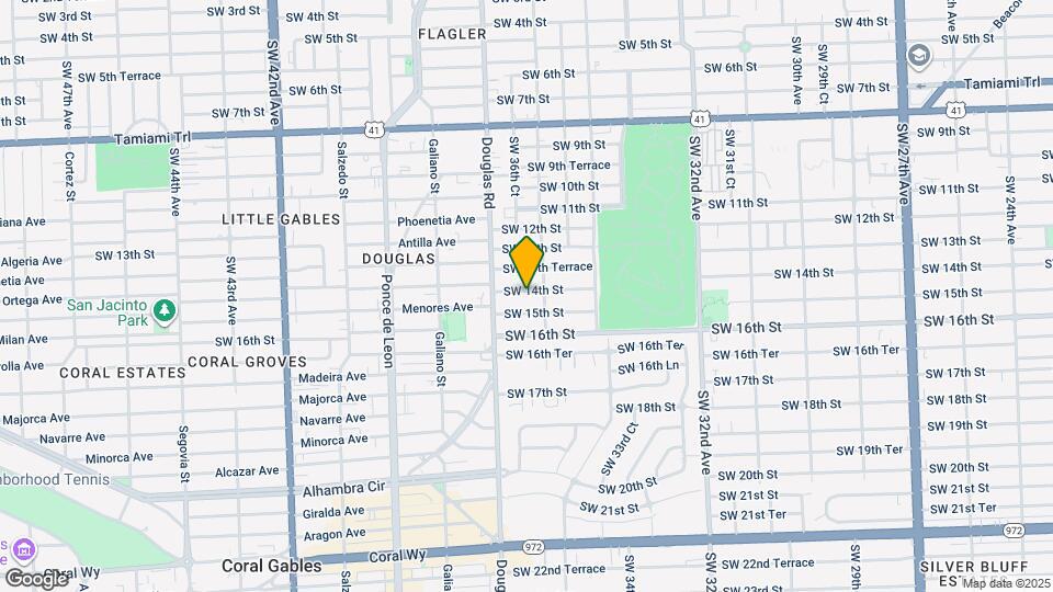 3640 SW 14th St Map and Location Details