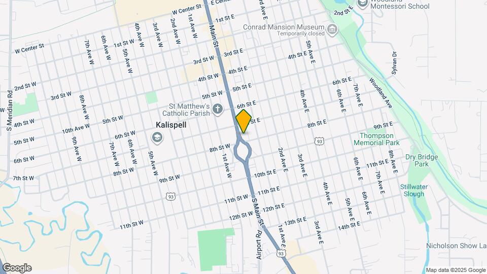 735 S Main St Map and Location Details