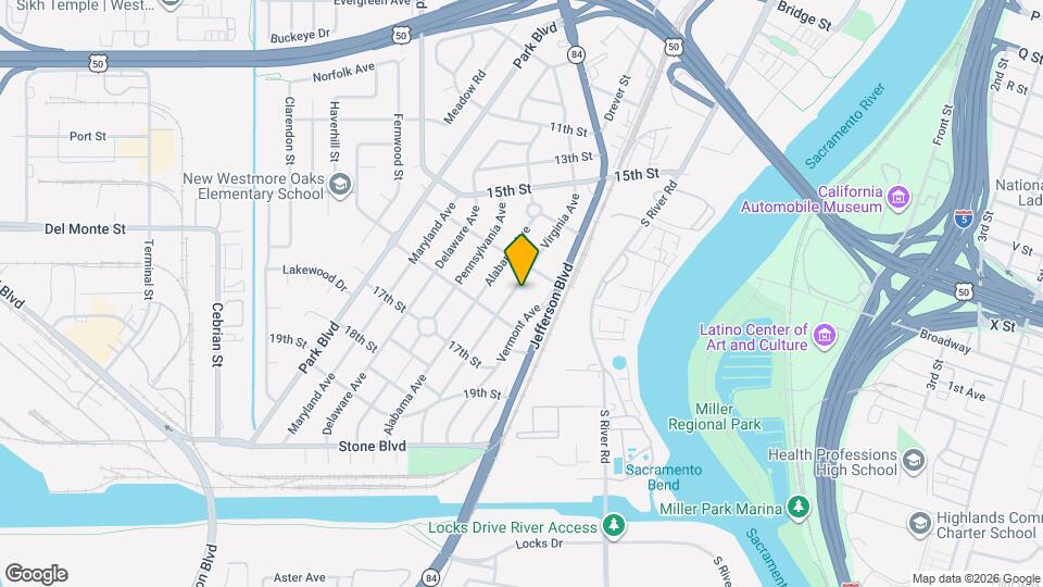 1559 Virginia Ave Map and Location Details