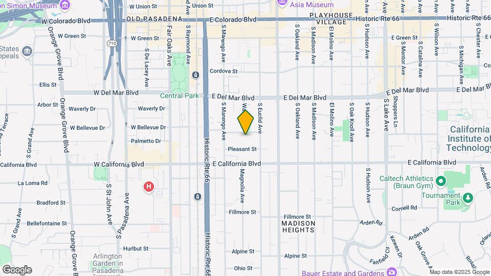 Villas of Pasadena Map and Location Details