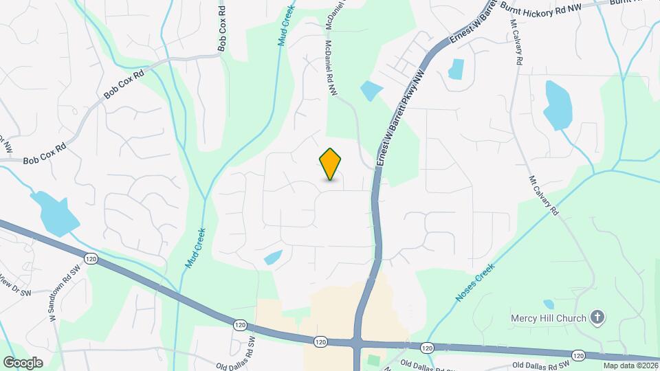 2466 Zachary Woods Dr NW Map and Location Details