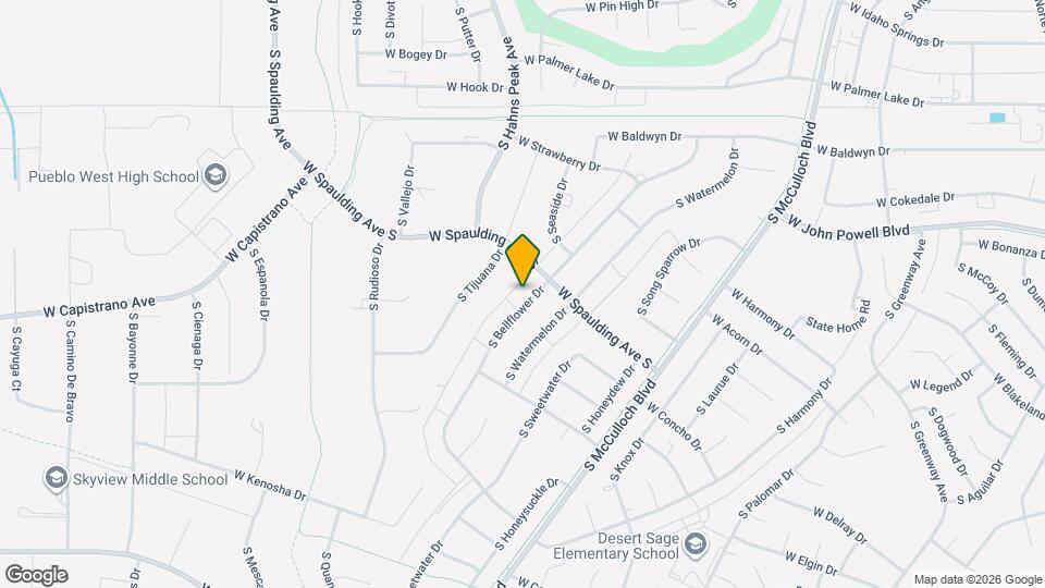719 S Bellflower Dr Map and Location Details