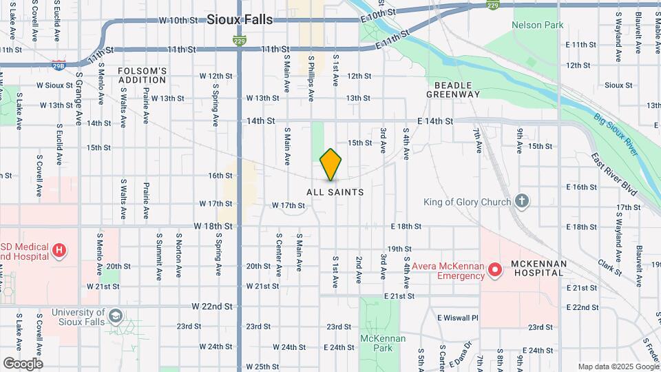 803 S 1st Ave Map and Location Details