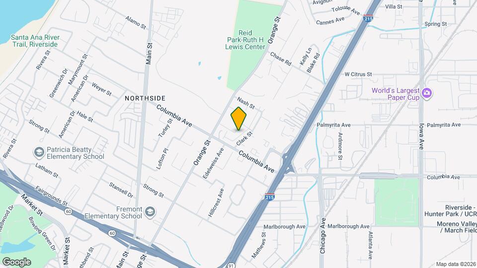 1151 Clark St Map and Location Details