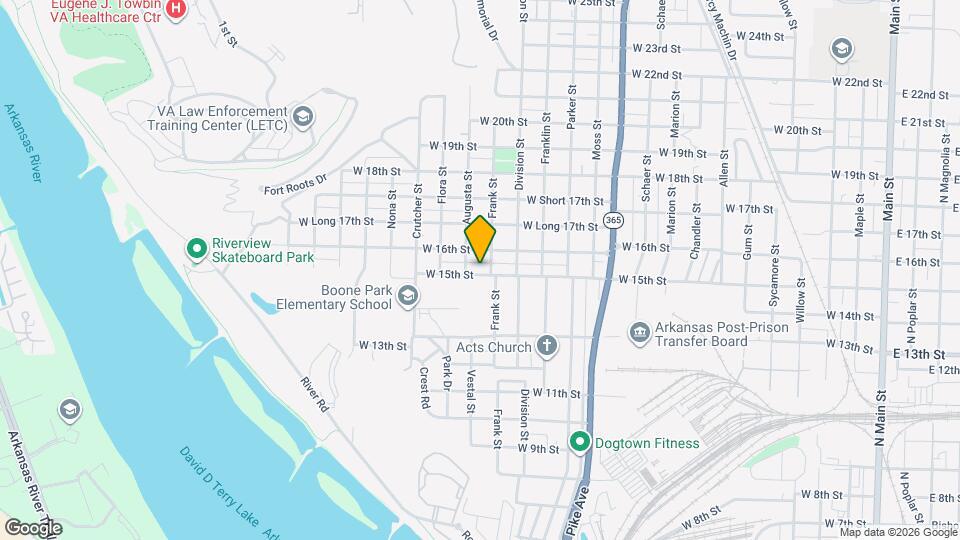 1605 W 15th St Map and Location Details