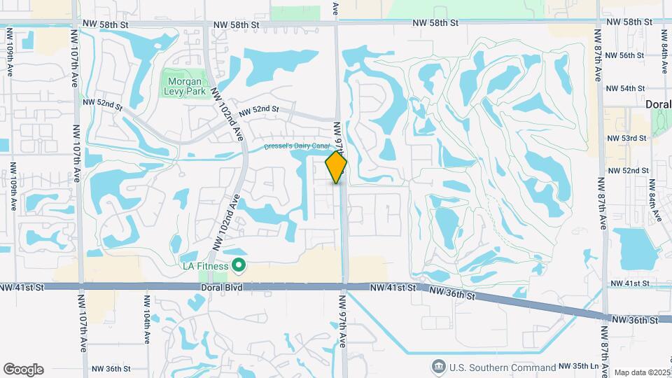 4687 NW 97th Ct Map and Location Details