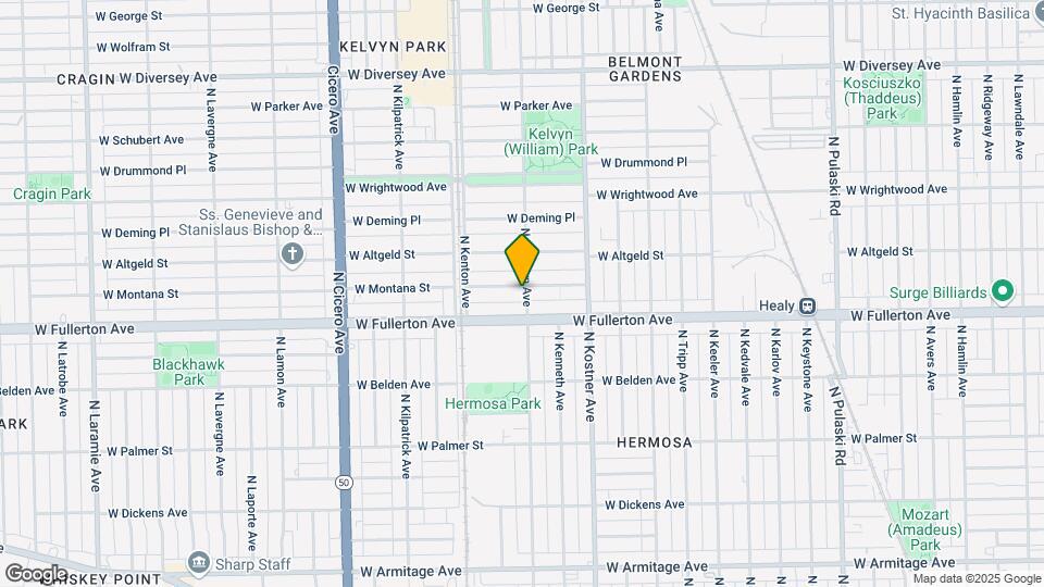 2422 N Kilbourn Ave Map and Location Details