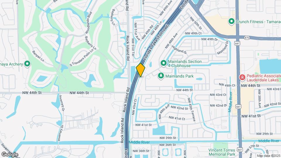 4445 NW 48th Terrace Map and Location Details