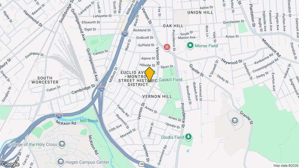 2 Euclid Ave, Unit 1 Map and Location Details