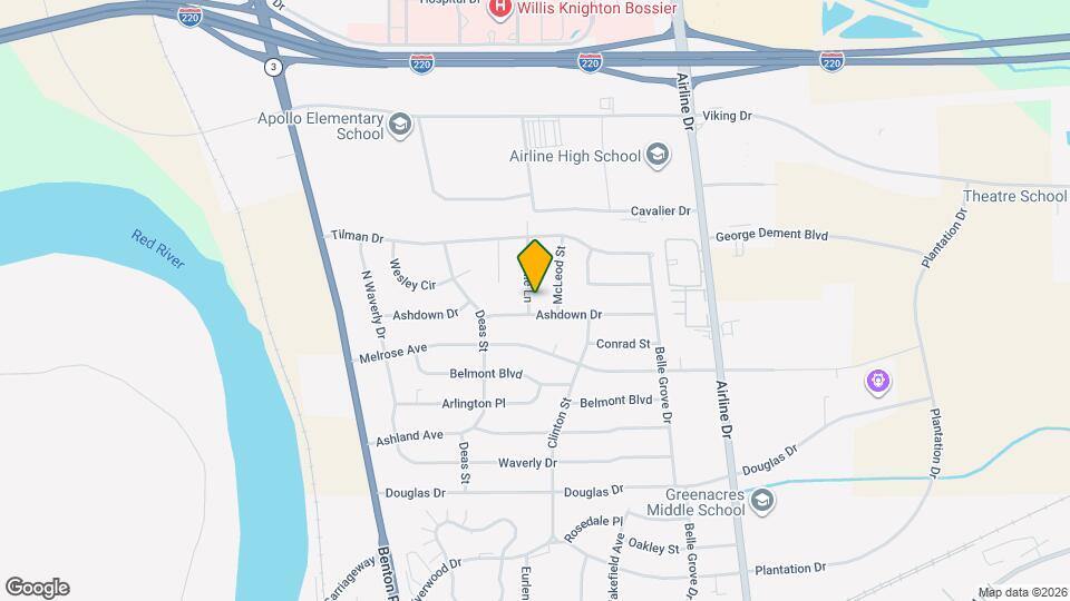 2502 Deanie Ln Map and Location Details