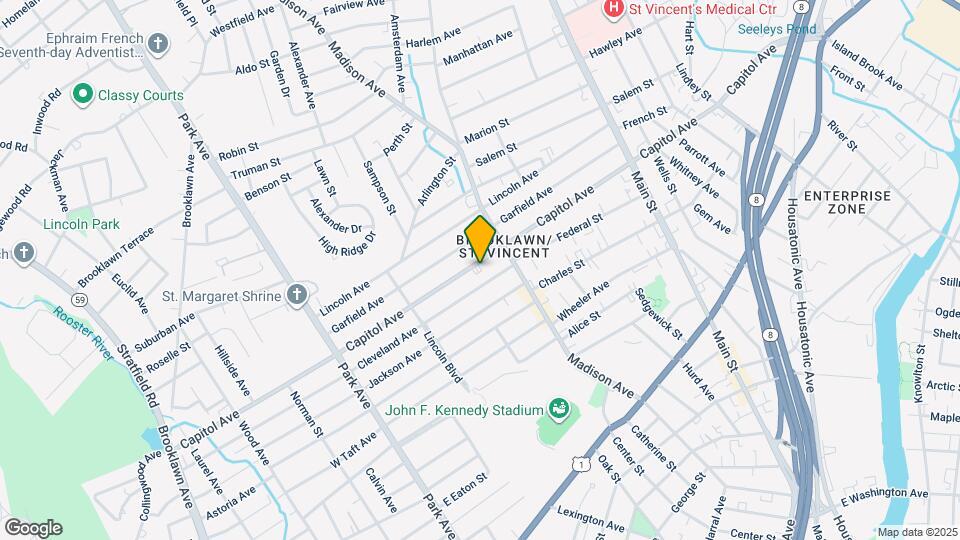 935 Capitol Ave Map and Location Details