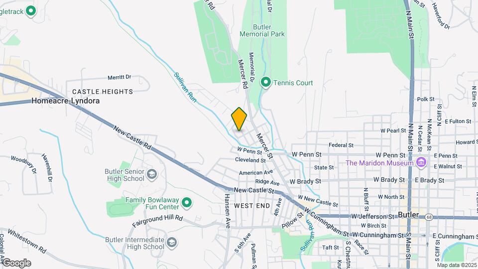 402 N 6th Ave Map and Location Details