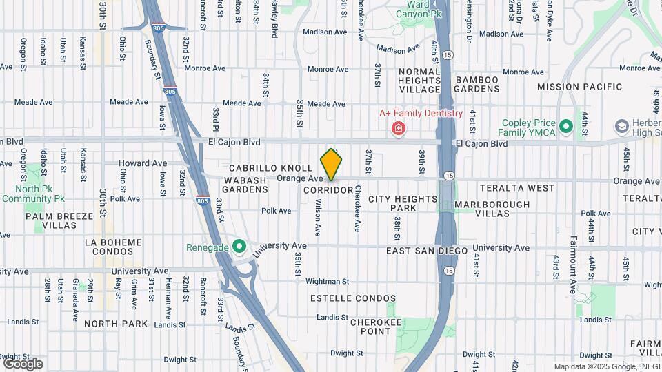 4174 36th St Map and Location Details