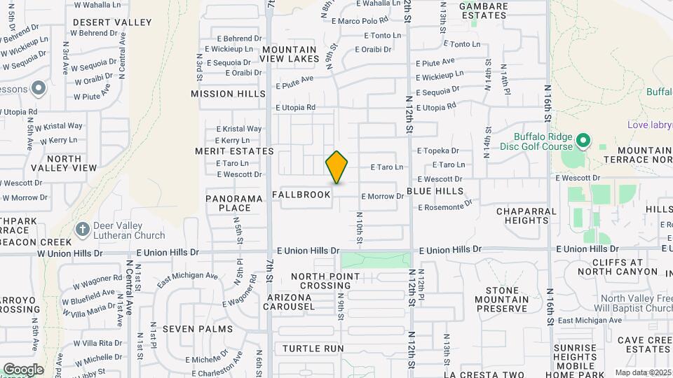 18831 N 8th Pl Map and Location Details