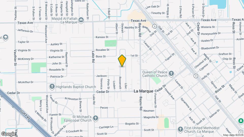 815 Roosevelt St Mapa y Detalles de la Ubicación