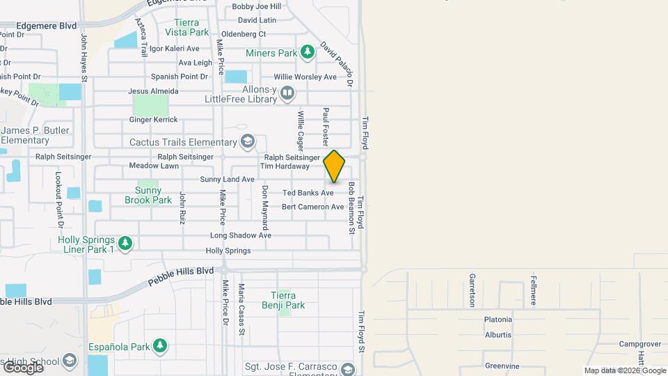 14929 Ted Banks Ave Map and Location Details