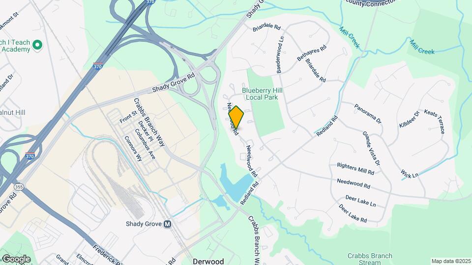 8010 Needwood Rd Map and Location Details