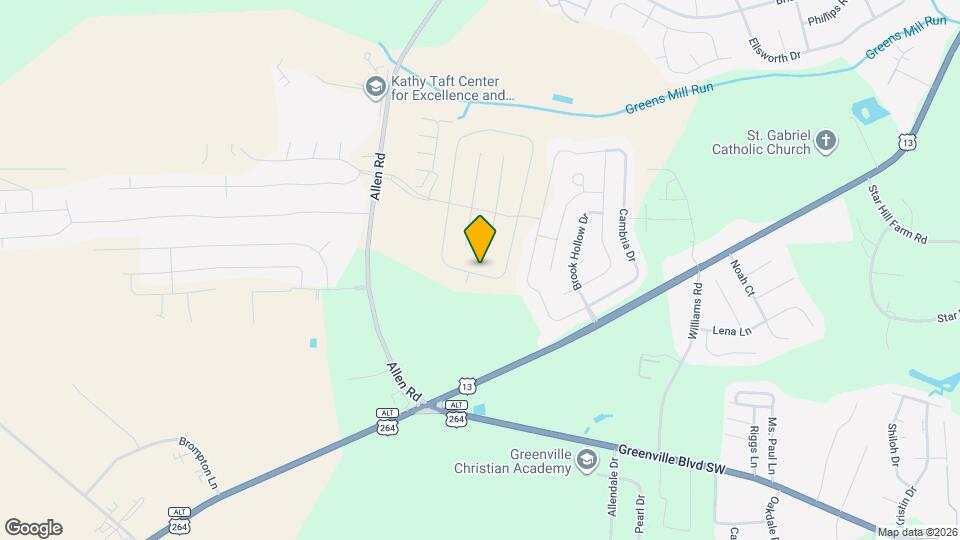 2305 Brookville Dr Map and Location Details