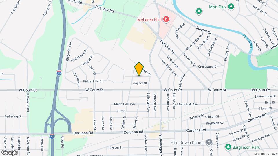 3909 W Kearsley St Mapa y Detalles de la Ubicación