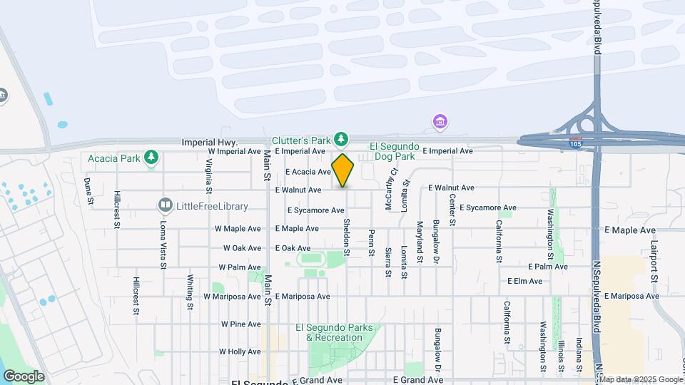 861 Sheldon St Map and Location Details