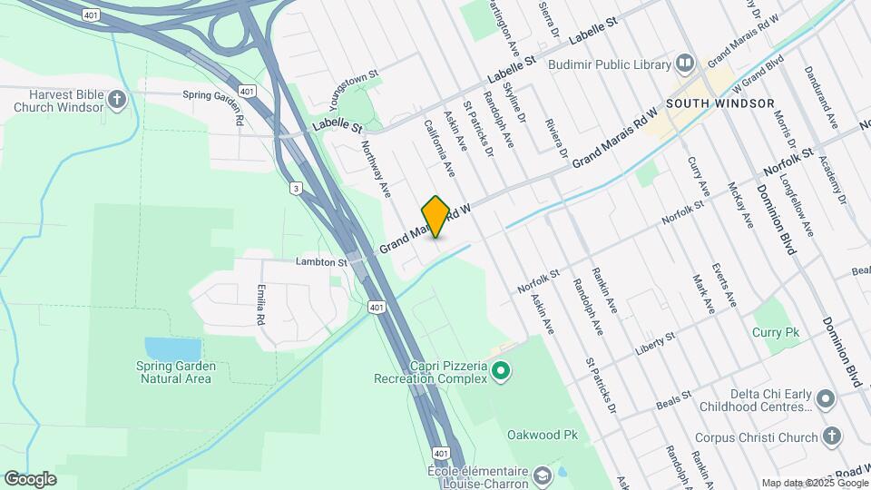 3063 Betts Ave Map and Location Details