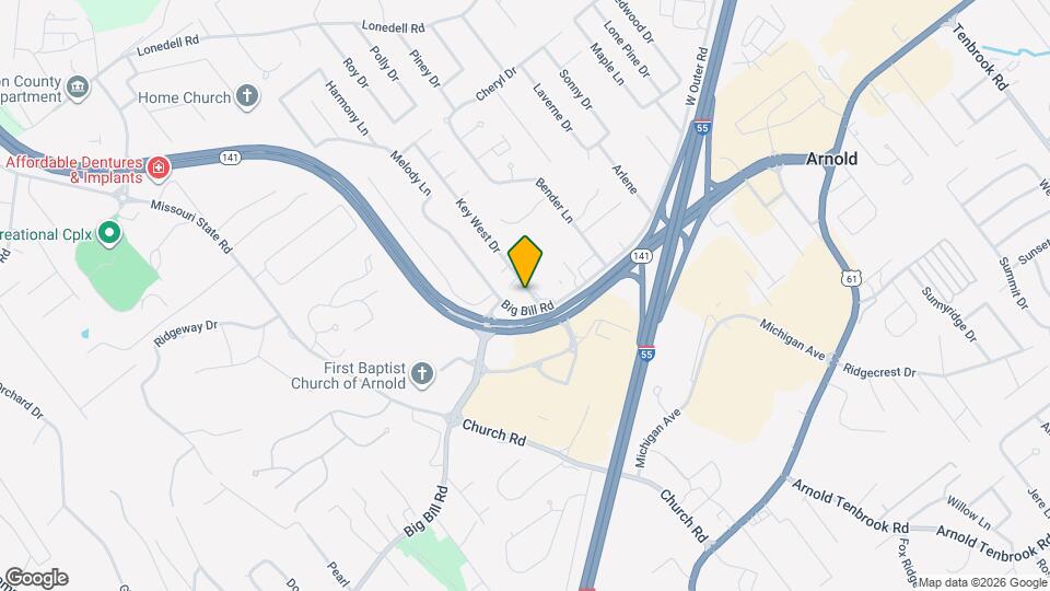 2035 Key West Dr Map and Location Details