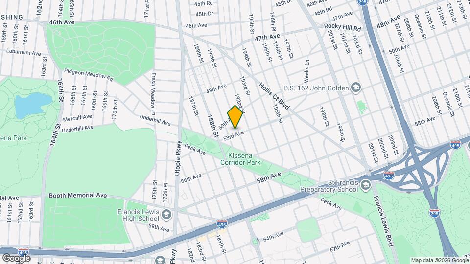 50-36 190th St Map and Location Details