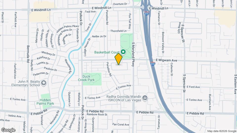 8558 Rocky Hillside Ct Map and Location Details