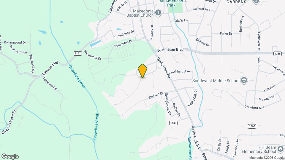 2301 Cricket Ln Mapa y Detalles de la Ubicación