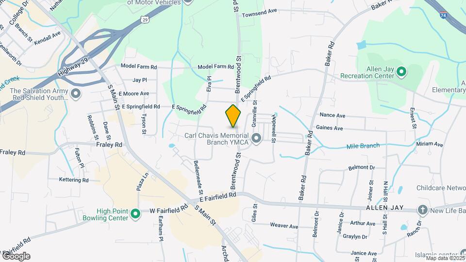 2326 Brentwood St Map and Location Details