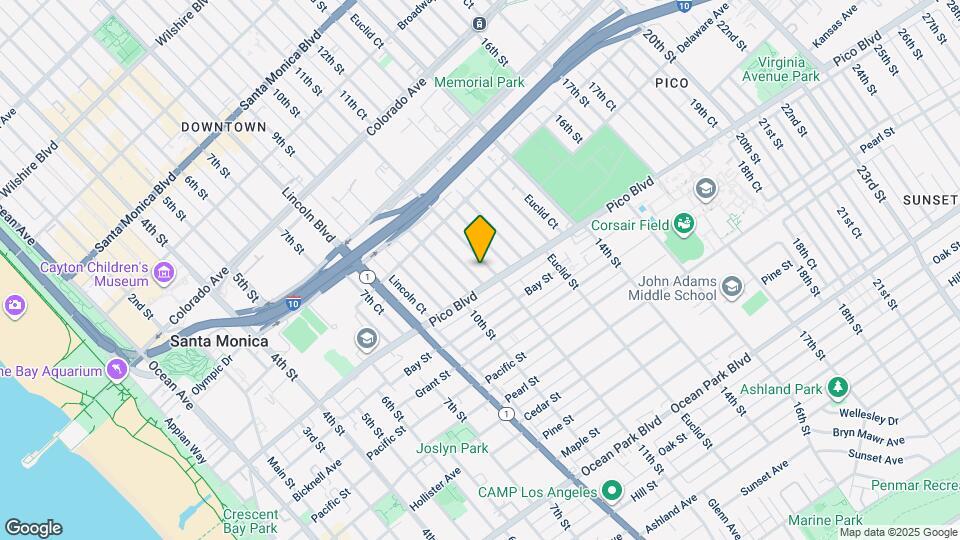 1918 11th St, Unit C Map and Location Details