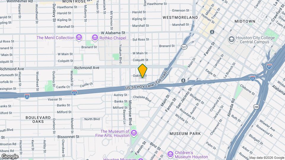 808 Woodrow St Map and Location Details