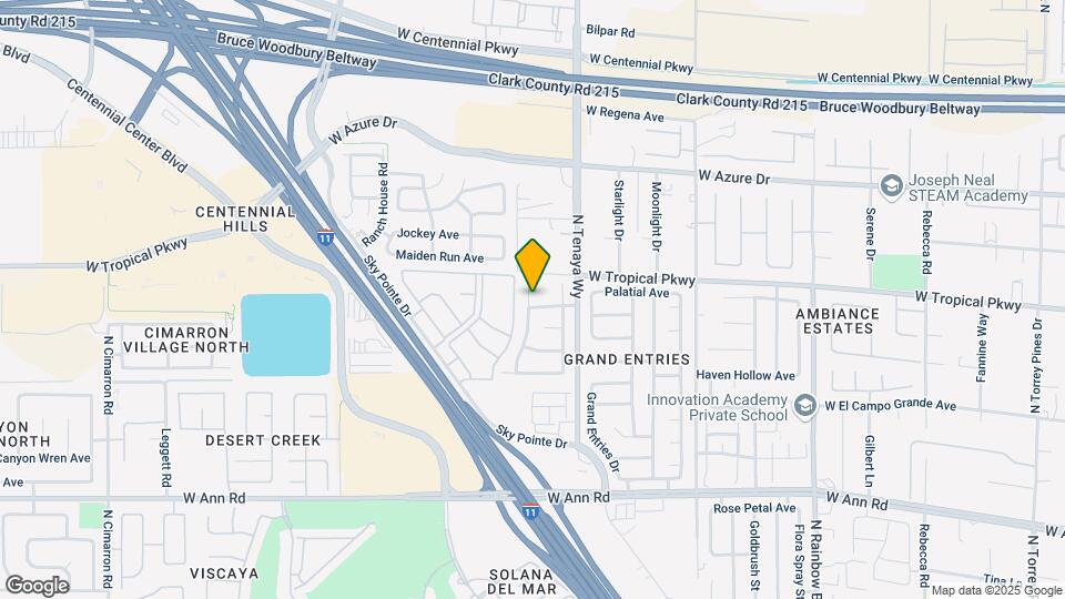 7266 Crest Peak Ave Map and Location Details